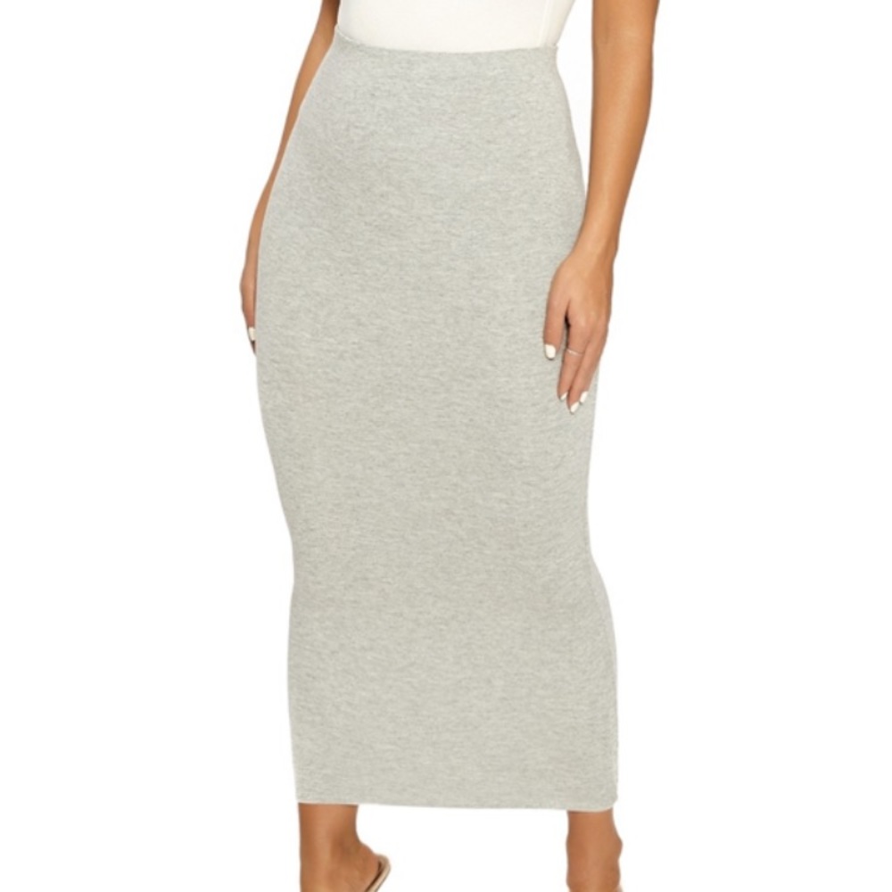 Naked wardrobe hourglass midi skirt